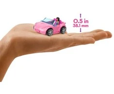 Mattel Mini Barbie Land Doll Driver Vehicle + Convertible Car ZA6038 F