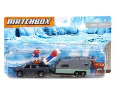 Mattel Matchbox automodeliukas su priekaba