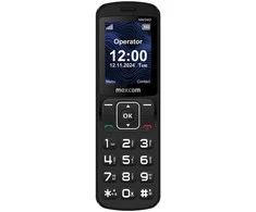 Mobilusis telefonas - MAXCOM MM 34D 4G Juodas + charging dock