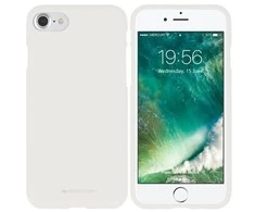 Dėklas Mercury Soft A530 A8 2018 baltos spalvos