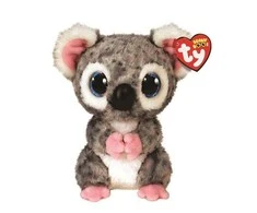 TY Meteor Maskotka Boos pilka koala Karli 15 cm