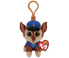 Breloczek TY Beanie Babies kepurė „Paw Patrol“ – Chase 8,5 cm
