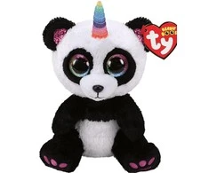 TY Beanie Boos Paris Panda su kampe 15 cm