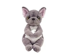 Minkštas žaislas Meteor TY Pilkas šuo Wilfred, 15 cm