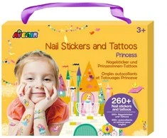 Avenir - Nagų lipdukai ir tatuiruotės - Princesė (58NA218206)