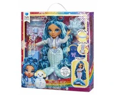MGA Lėlė Rainbow High Winter Wonderland Skyler mėlyna 120834-EUC