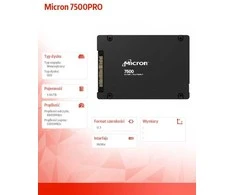 Micron 7500 PRO 3,84 TB U.3 PCI Express 4.0 NVMe 3D TLC NAND
