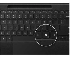 Microsoft „Surface Pro Flex“ klaviatūra, juoda