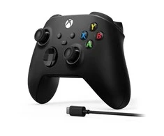 Microsoft Xbox Series belaidis valdiklis su USB-C kabeliu (Carbon Juodas)