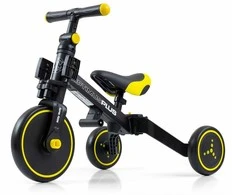 Milly Mally Optimus Plus 4in1 triratis su juoda kreipiančiąja juosta