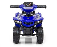Kūdikių paspirtukas su garso keturračiu Milly Mally Monster Navy