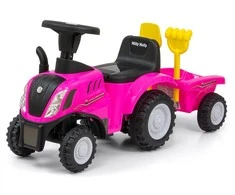 NEW HOLLAND T7 TRAKTOR Milly Mally rožinė