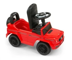 Paspiriama mašinėlė - stumdukas Milly Mally Mercedes G350d, Raudona