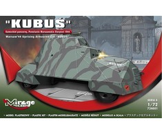 Mirage KUBUŚ Šarvuotas automobilis – Varšuvos sukilimas 1944 m. rugpjūčio mėn. mastelis 1:72