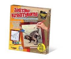 Mirage Išgaubtų dinozaurų tapybos knyga – Ankilosaurus (66005) Kūrybinis rinkinys