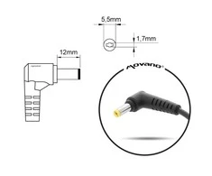 Nešiojamo Kompiuterio Įkroviklis - Mitsu 19V 4.74A (5.5x1.7) 90W