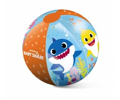 Dydelis pripučiamas paplūdimio kamuolys su "Baby Shark" motyvu MONDO