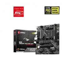 Pagrindinė plokštė MSI MAG A520M VECTOR WIFI AM4 DDR4 1xM.2 4xSATA HDMI DP M-ATX MB