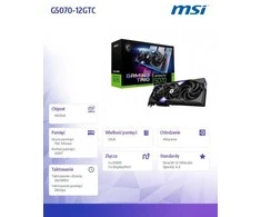 Vaizdo plokštė MSI GeForce RTX 5070 GAMING TRIO OC 12GB DLSS 4