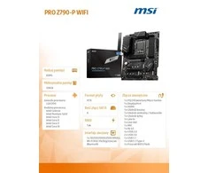 Pagrindinė plokštė MSI PRO Z790-P WIFI