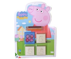 Peppa Pig Multiprint plastikiniai lizdiniai antspaudai