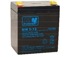 Mw Power MWPower MW 12V 5Ah F2(250) AGM akumuliatorius, 6-9 metai