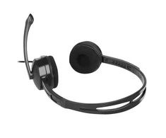 Universalios kompiuterinės ausinės su mikrofonu Natec CANARY NSL-1295, Juodos