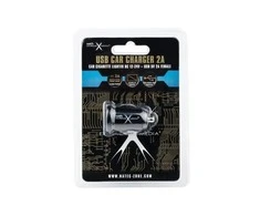 Automobilinis įkroviklis NATEC NUC-0564 12V/24V->2x USB 5V/2A, Mini, Juodas
