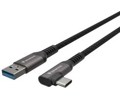 Genesis USB-C - USB-A 3.2 5.0m juoda PD 15W VR