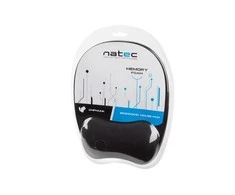 NATEC NPF-0784 Pelės kilimėlis Ergonomic CHIPMUNK memory foam filling juodas