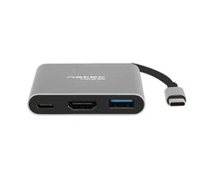 NATEC kelių prievadų Fowler USB-C pd. USB 3.0. HDMI 4K