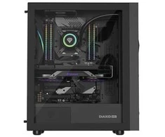 NATEC Genesis PC Case Diaxid 605F juodas