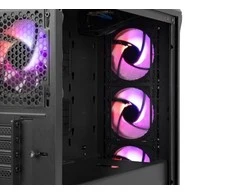 GENESIS IRID 503 ARGB Pc case, Micro tower, 2xUSB 2.0, 2x Jack, 1xUSB 3.0, Juodas | Genesis | IRID 503 ARGB | Juodas | ATX