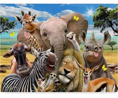 Norimpex *****Diament. Mozaika safari gyvūnai. rinkinys 1007771