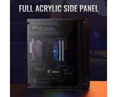 AEROCOOL AEROPGSSPLIT-A-BKRGB kompiuterio dėklas ATX Aerocool SPLIT RGB USB 3.0 - RGB STRIP 1x120mm VENTILIATORIUS
