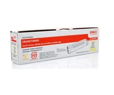OKI geltonos spalvos dažai, skirti C8600 C8800 6000 puslapių