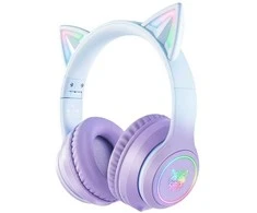 ONIKUMA B90 žaidimų ausinės (mėlyna/violetinė)