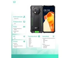 Oukitel G1 6/256GB 10600mAh Dual SIM Žalias