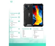 Oukitel Išmanusis telefonas G2 4G 4/64GB IP69K Juodas