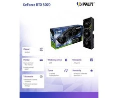 Palit GeForce RTX 5070 GamingPro 12GB DLSS4 vaizdo plokštė