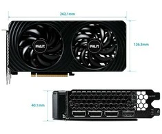 Vaizdo plokštė PALIT RTX 5060 Ti Dual 8GB GDDR7