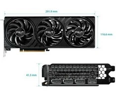 PALIT RTX 5060 Ti Infinity 3 16GB GDDR7 vaizdo plokštė