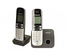 Panasonic KX-TG681 DECT telefonas Juodas,Sidabrinis