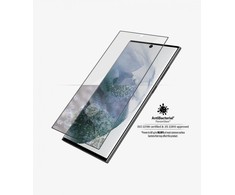 Panzer Glass PanzerGlass | Samsung | Galaxy S22 Ultra | Grūdintas stiklas | Juodas | Draugiškas atvejams. Suderinamas su ultragarsiniu pirštų atspaudų jutikliu. 100% jutiklinis jautrumas. Antibakterinis (sertifikuotas ISO 22196 ir JIS 22810) | Ekrano apsauga