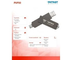 Kietasis diskas „Patriot PVP30 Duo Compact 1TB“ SSD diskai