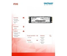 PATRIOT P310 240GB M2 2280 PCIe SSD NVME