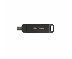 Flashdrive PATRIOT Rage R550 128GB 100MB/S USB A+C Swivel Design (PE128GR550DSAD) Juodas