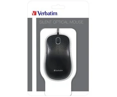 Verbatim optinė pelė Silent USB-A 1000 dpi juodos spalvos 49024