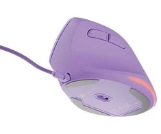 Vertikali pelė Natec Crake 2 su laidu violetinė