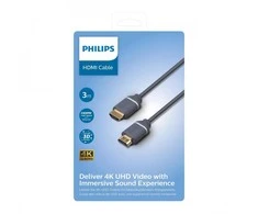 Laidas PHILIPS HDMI M, HDMI M, 3m, pilkas SWV5630G/00
